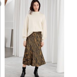 & Other Stories Zebra Skirt